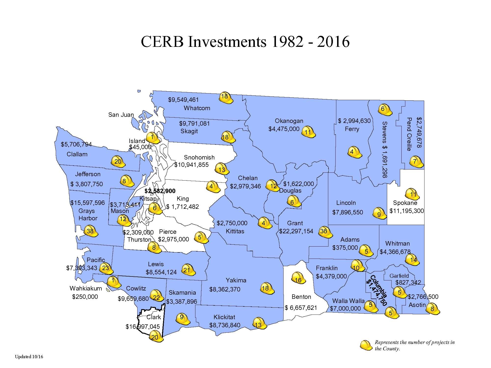image CERB investments by county map