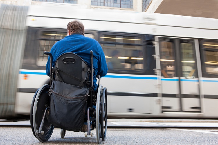 Man in wheelchair