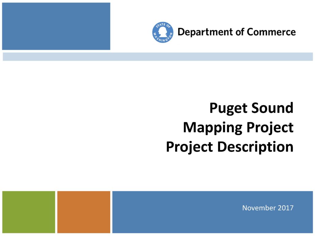 Puget Sound Mapping Project Description