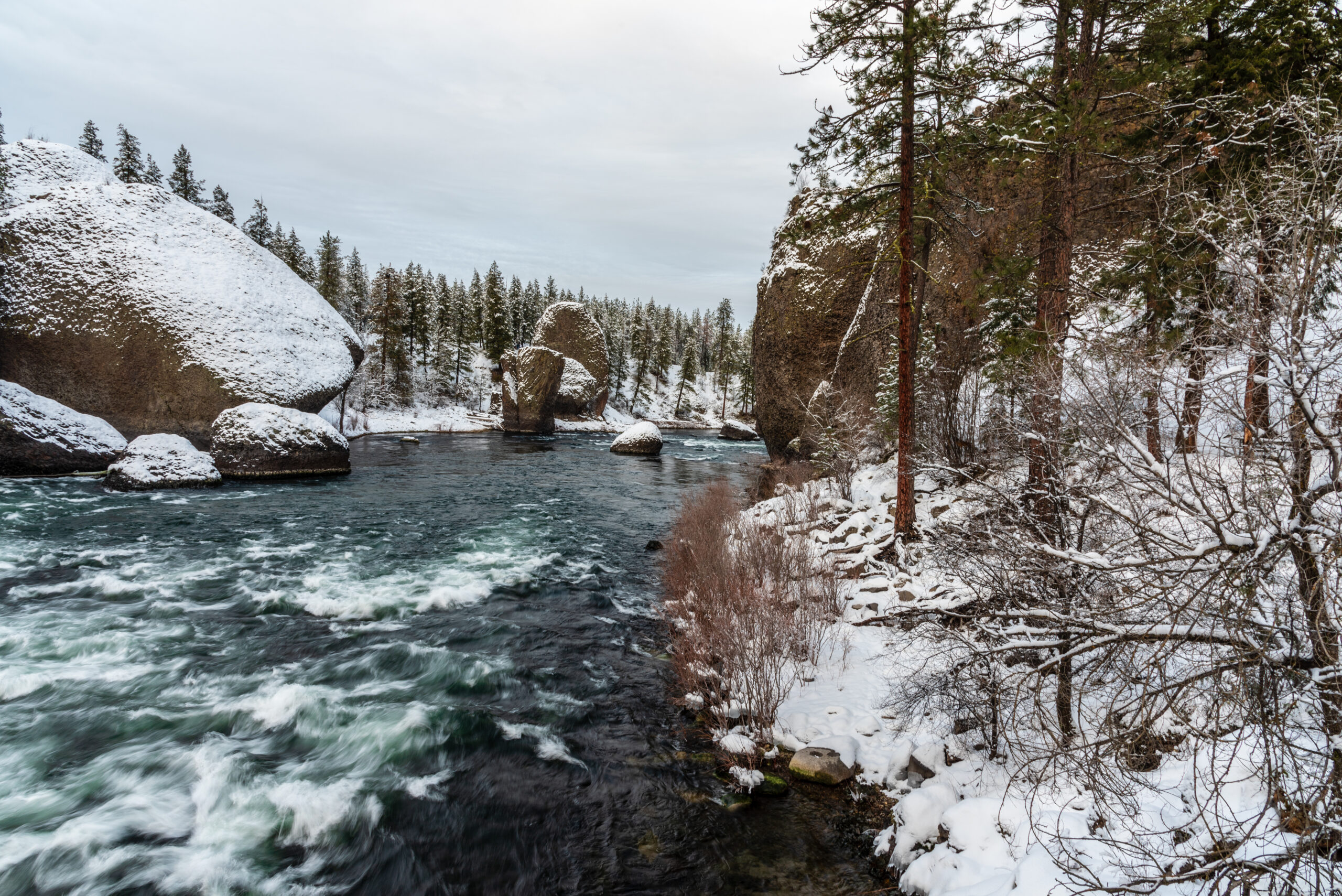 Spokane River in Riverside State Park