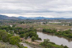 Small town in central Washington, USA