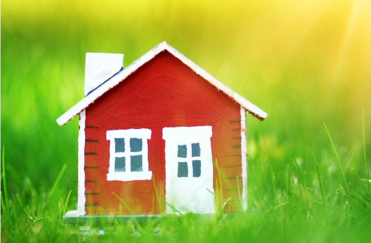 Image of small home on grass