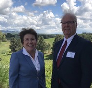 Director Brown talks broadband, high-speed trains with Idaho counterpart Ted Kealey