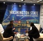 Washington state booth at Select USA Summit 2019
