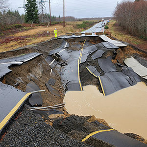 Basich Boulevard Landslide Damage