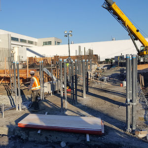 Georgetown Wet Weather Treatment Facility under construction