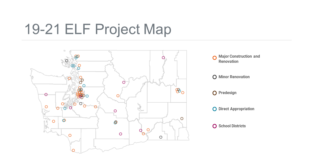 19-21 Early Learning Facilities Project Locations