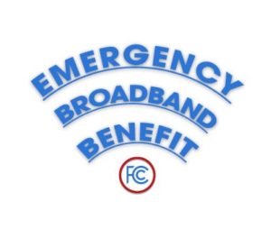 Logo of the Federal Communication Commission's Emergency Broadband Benefit program