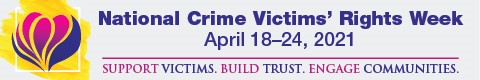 National Crime Victims Week banner