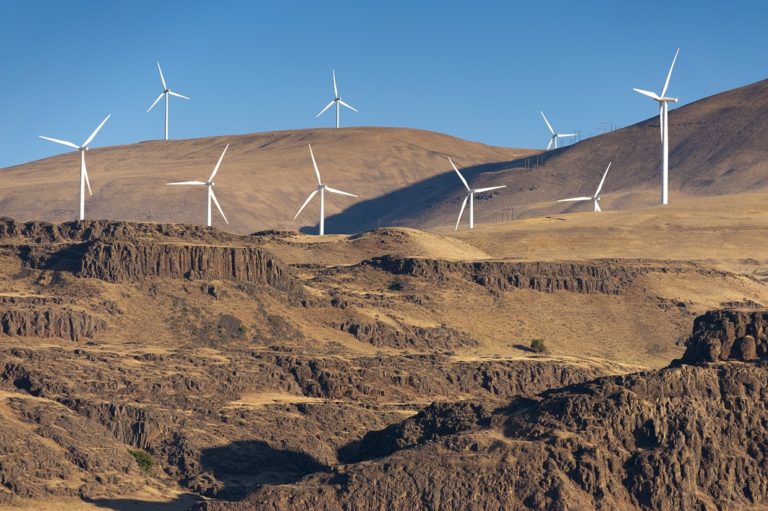 Wind Turbines in Goldendale, Washington
