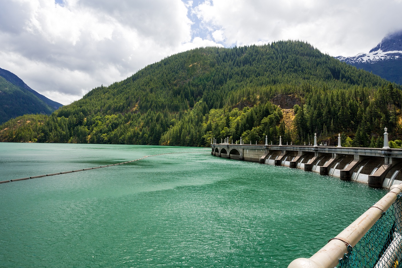 View from Diablo Lake Dam, Washington