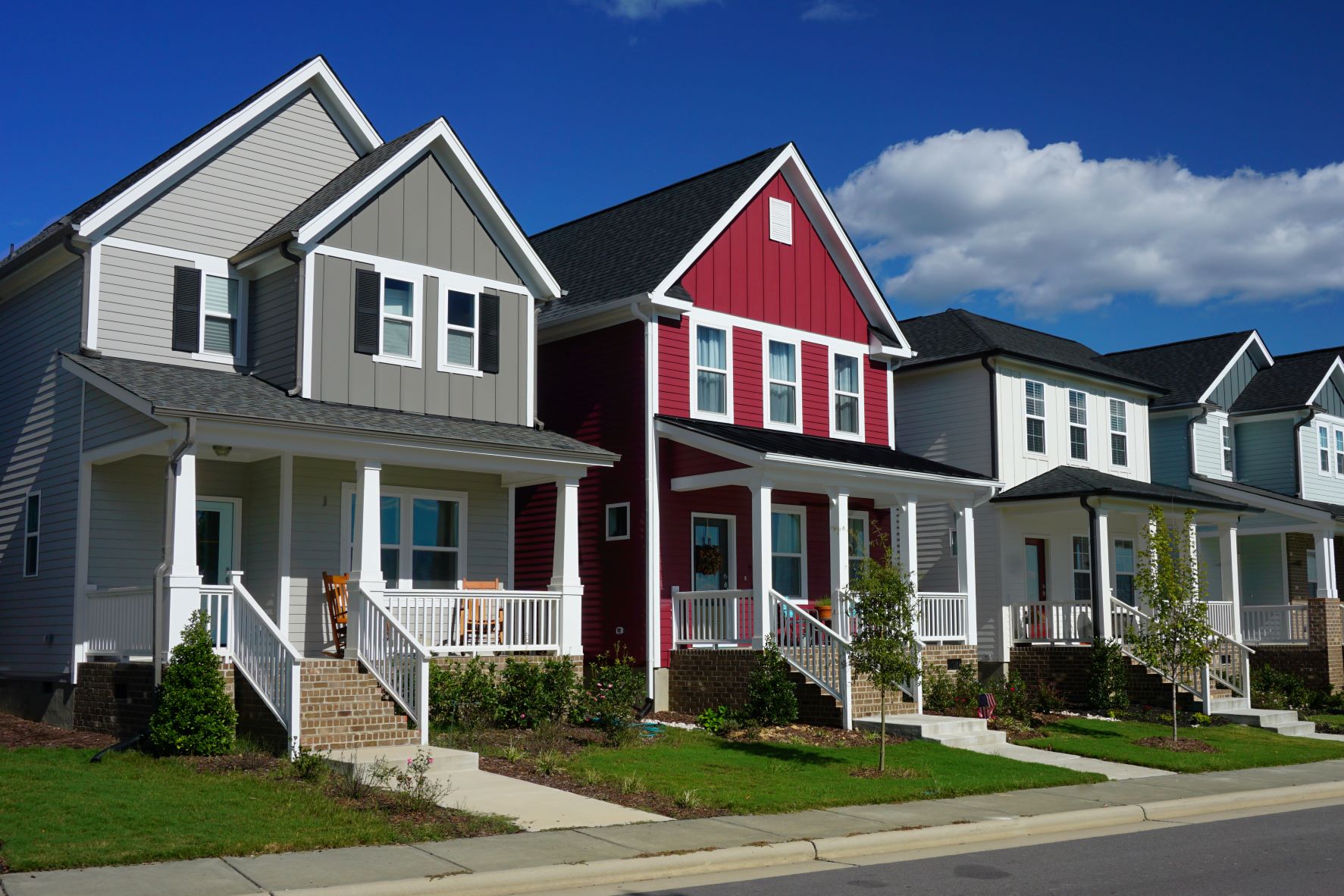 A row of houses