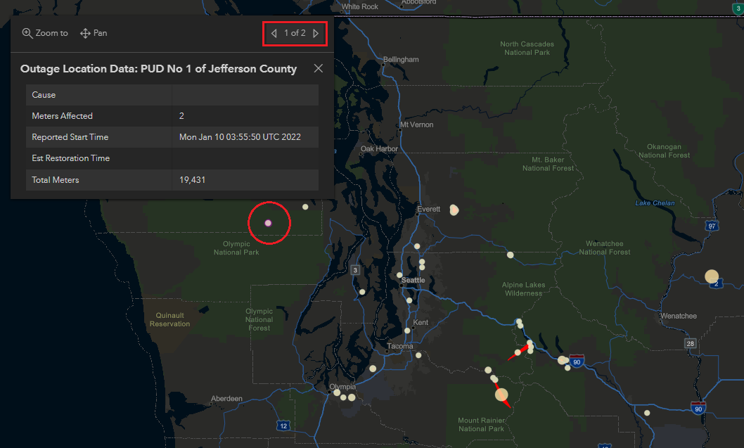 State Energy Outage Map - Washington State Department of Commerce
