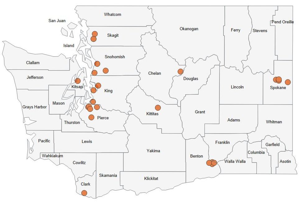 2021 BHF Awardee Map