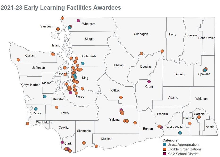 2021-23 Early Learning Facilities Awardees