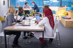 photo of small business owners in a trainingroom