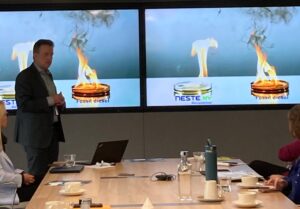 Presentation on clean diesel at Neste HQ in Finland