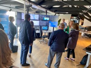 Nordic delegation members visit Massterly Remote Operations Center