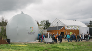 Photo of impact bioenergy facility on Vashon Island