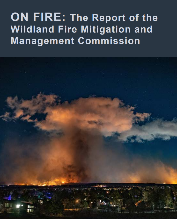 Wildlands fire report cover