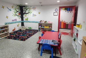 Child care center classroom