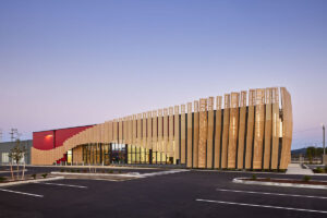 Phot of the front of the Quinault Wellness Center building in Grays Harbor County