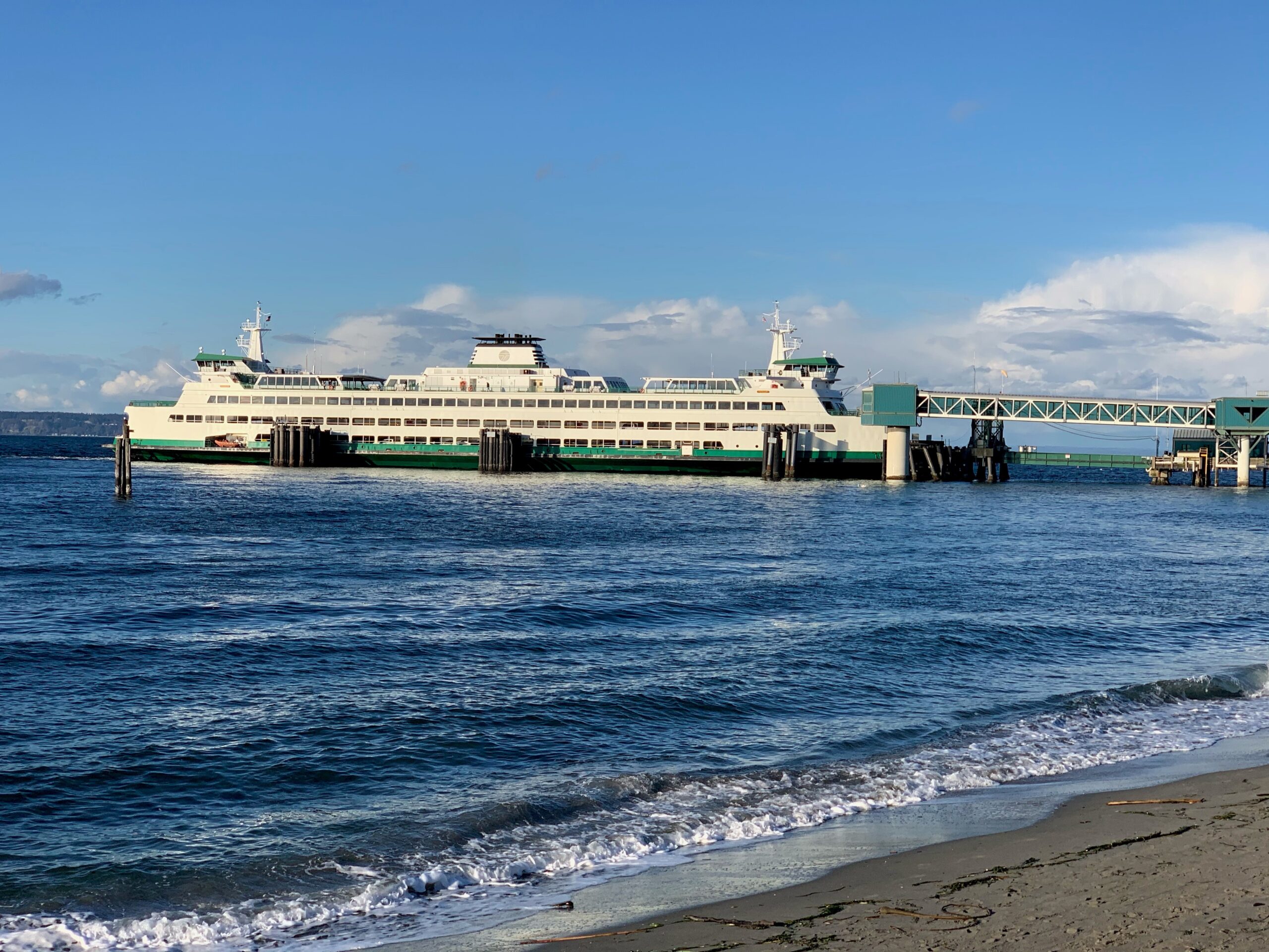 Puyallup ferry at Edmonds terminal