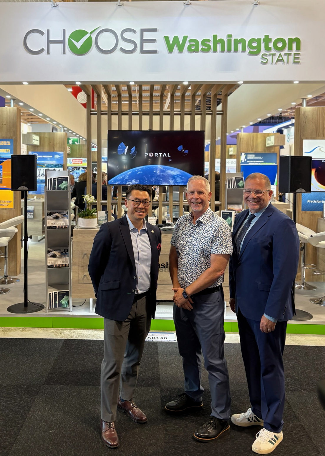 Joe Nguyen joins the Portal team at the 2025 Paris Air Show.