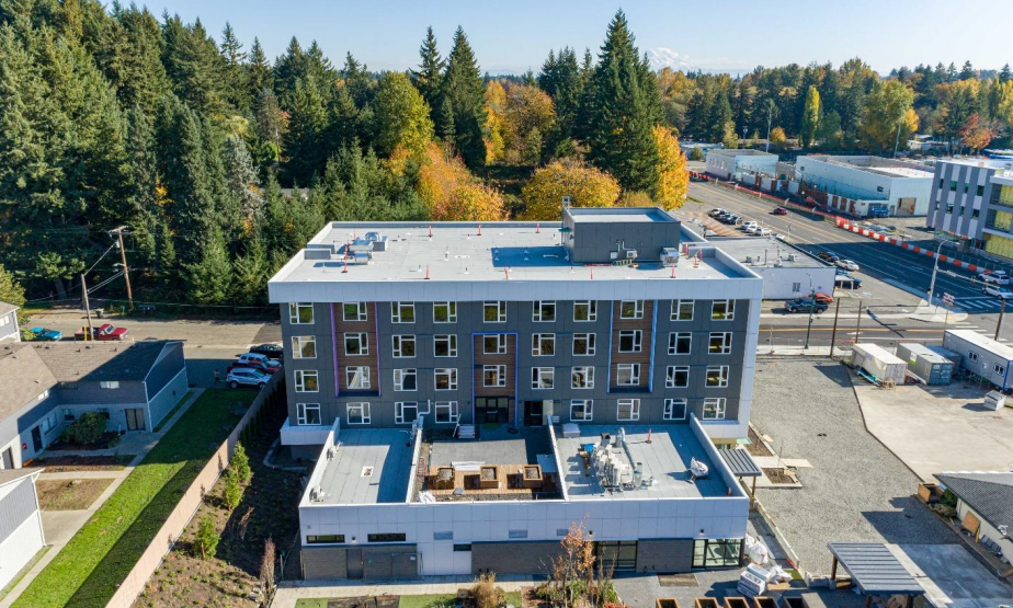 Photo of housing WA Low Income housing Institute project for seniors and people with disabilities in Olympia